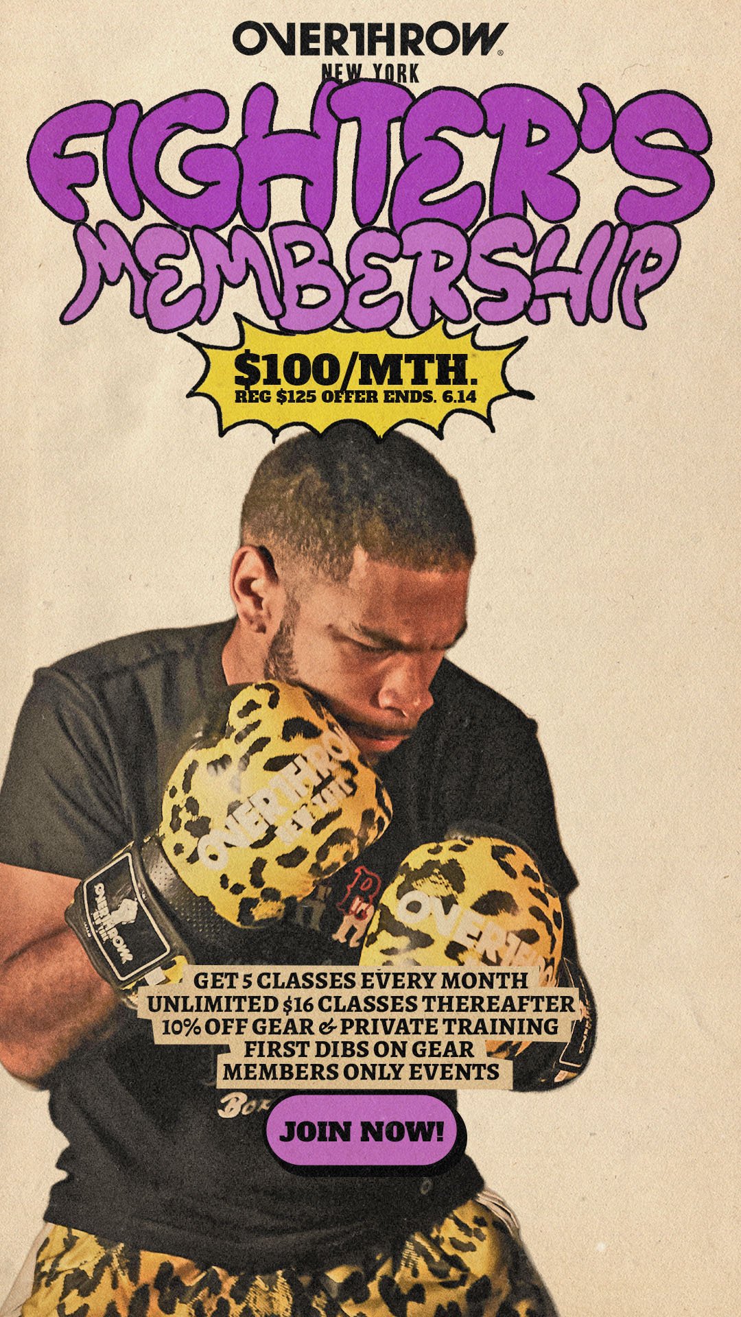 Overthrow Memberships Promo